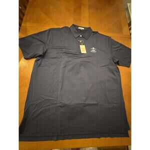 Peter Millar Royal Lytham Navy Blue Polo Shirt